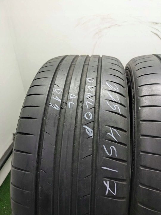 2× Шина летняя Dunlop SP SPORT BLURESPONSE 225/45R17 94 Вт защита диска, усилитель (XL), фото 3