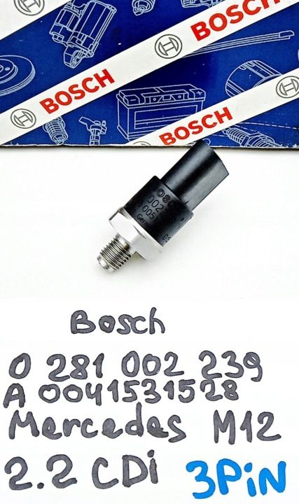 W-wa 0281002239 OE ДАТЧИК ДАВЛЕНИЯ ТОПЛИВА В МОЛДИНГЕ ТОПЛИВНОГО 3 пин, фото 1