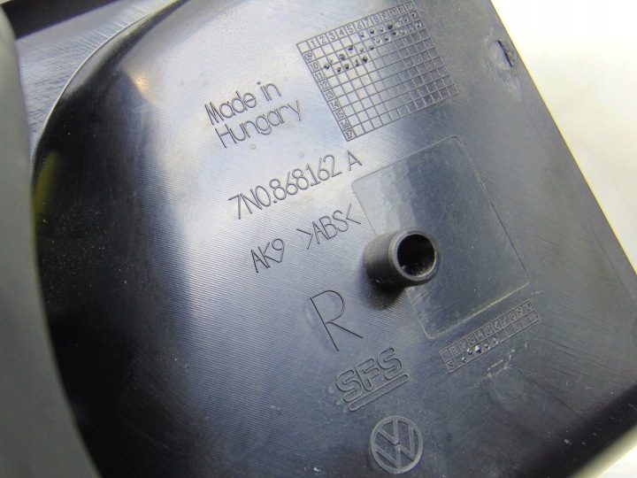КНОПКА СТЕКЛОПОДЪЕМНИКА ПРАВАЯ ЗАДНЯЯ VW SHARAN 7N 10- 7N0868162A, фото 4