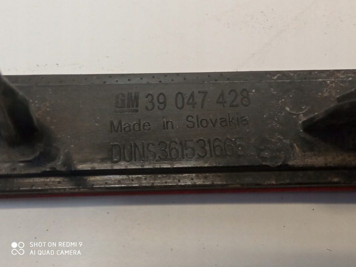 Катафот бампера Opel OE 39047428, фото 2