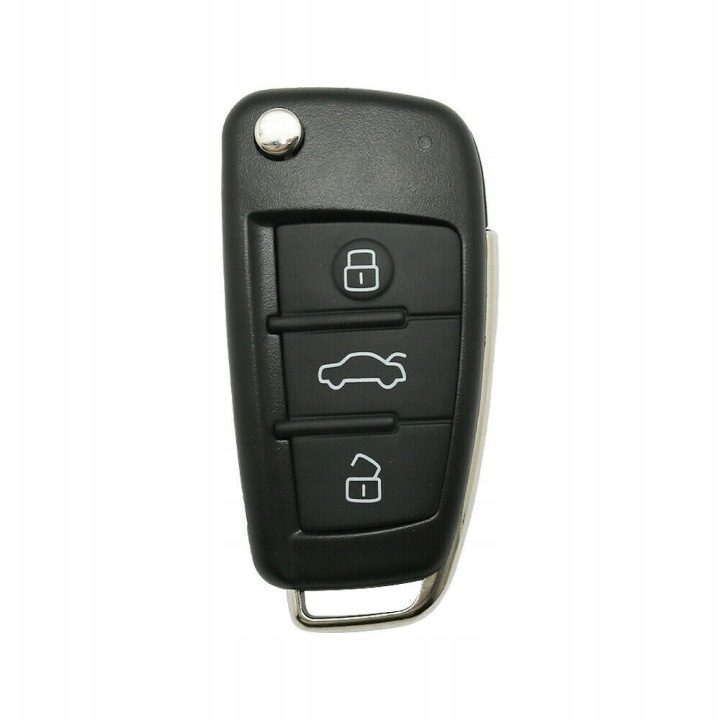 New 3 Button Remote Replacement Ключ Брелок Case & Blade для AUDI A3 A4 A6 Q7 +, фото 2