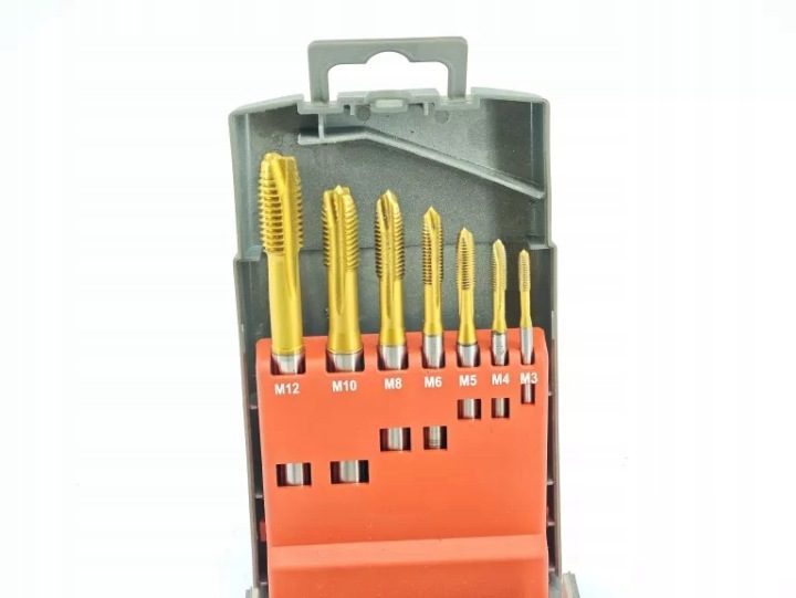 Комплект метчиков Fanar M3-M12 maszynowe skrętne kobaltowe Z2-513X15-0310, фото 1