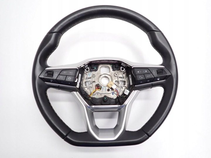 РУЛЬ МУЛЬТИФУНКЦИОНАЛЬНЫЙ КОЖА КРАСНАЯ СТРОЧКА SEAT TARRACO FR 22 г., фото 1