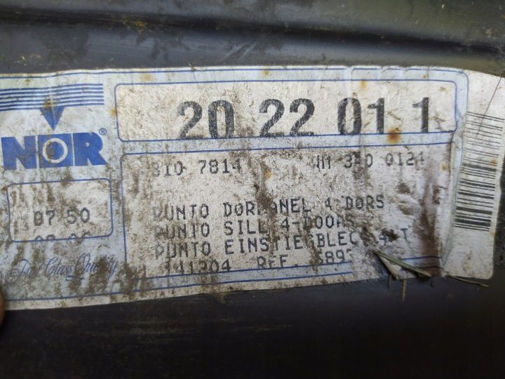 Накладка порога левый - Fiat Punto I, фото 11