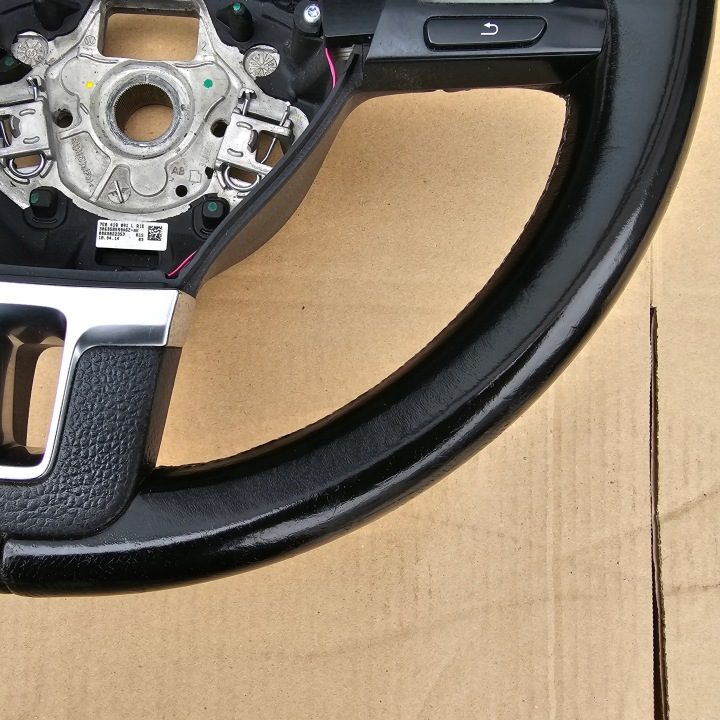 VW T5 РЕСТАЙЛИНГ руль мультифункциональный КОЖА 7E0419091, фото 5