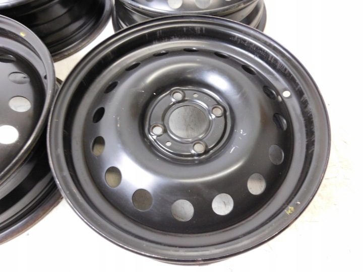 4× Штампованный диск Nissan OE 5.5" x 15" 4x100 ET 45, фото 6