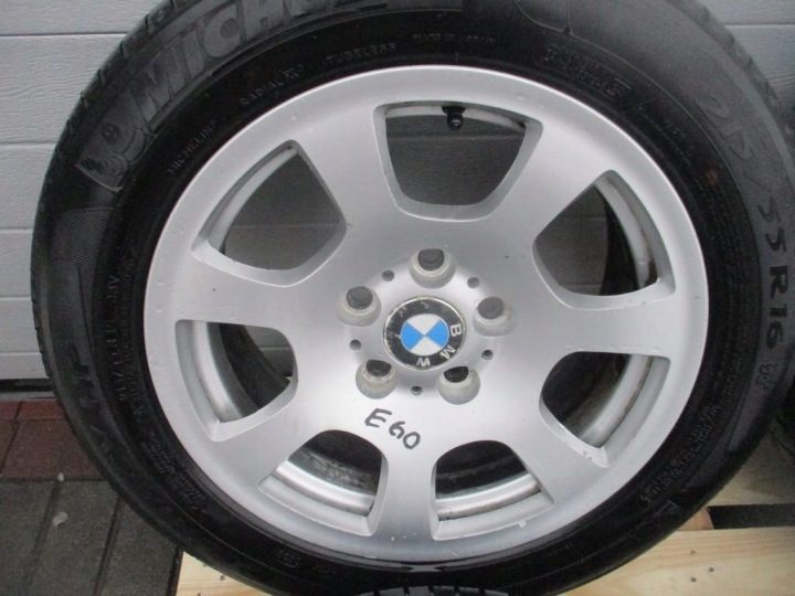Колеса литые диски шины 215/55/R16 BMW E60 E61, фото 9