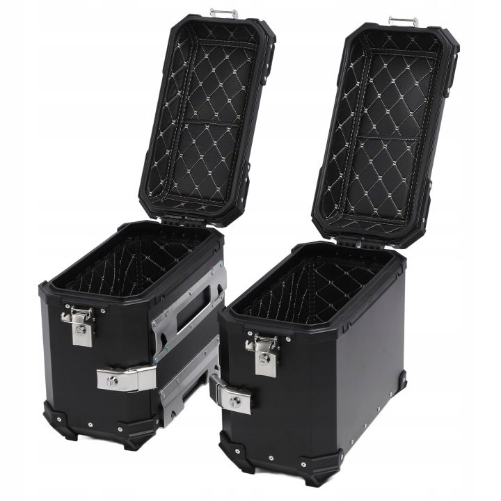кофры боковой мотоцикла 38L x2 шт. черный, фото 2