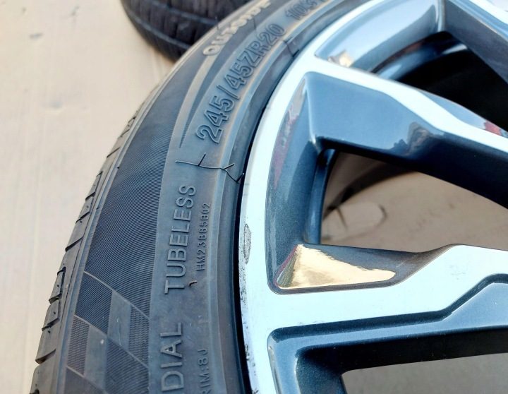 BMW X3 G01 X4 G02 17 г. Колеса литые диски M-ПАКЕТ шины 245/45 R20 дюймов, фото 4