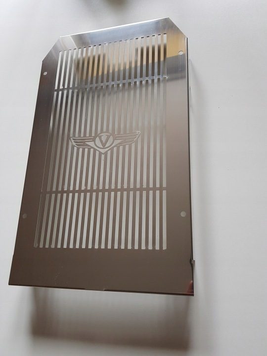 Защита радиатора Kawasaki VN 1500 inox, фото 2