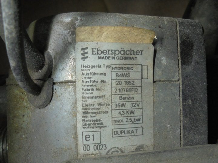 Webasto автономный отопитель Eberspracher Hydronic B4WS 210786FD, фото 4