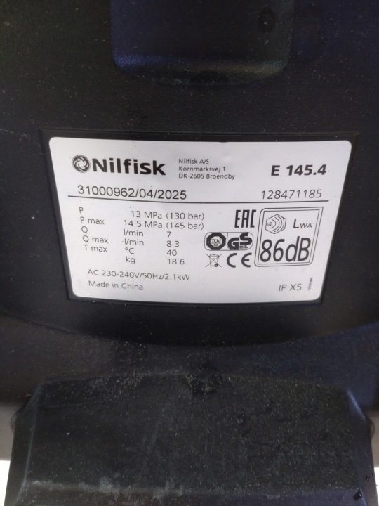 Мойка высокого давления Nilfisk E 145.4-9 PAD X-TRA EU, фото 7