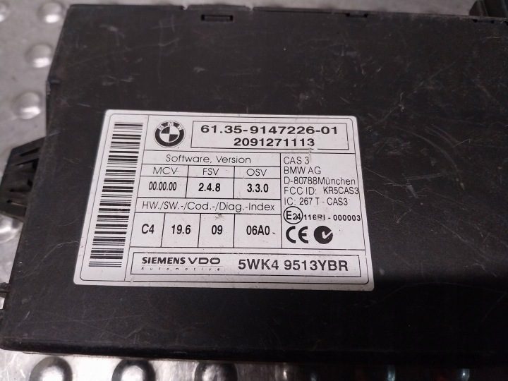 Блок управления комфорта CAS 3 9147226 BMW E81 E82 E87 E88 E90 E91 E92 E93, фото 5