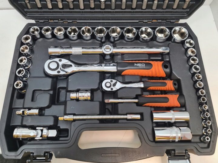 Комплект инструментов Neo Tools 1/2" 1/4" 90 элементов | 10-180, фото 1