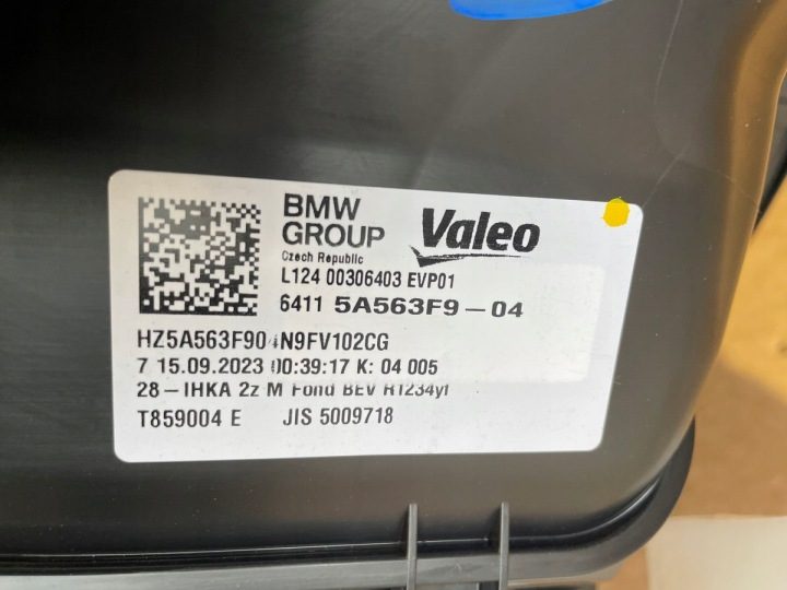 BMW X1 IX1 U11 ОТОПИТЕЛЬ 5A563F9, фото 6
