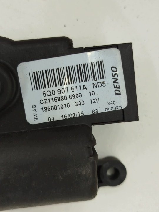 VW PASSAT B8 МОТОРЧИК ЗАСЛОНКИ ОБДУВА ПЕЧКИ КОНДИЦИОНЕРА 5Q0907511A, фото 2