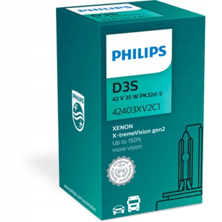 Philips D3S (газовый фонарь газоразрядный) 35 Вт 42403XV2C1, фото 2