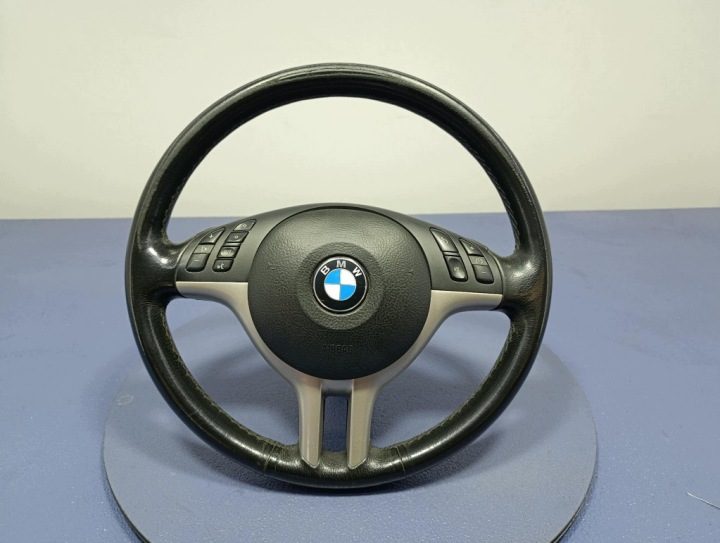 BMW 3 E46 РЕСТАЙЛИНГ 01- РУЛЬ КОЖАНЫЙ МУЛЬТИФУНКЦИОНАЛЬНЫЙ SPORT 6760660, фото 1