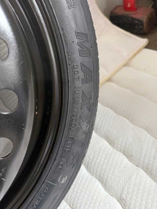 Докатка GMC Acadia 6x120 Maxxis 135/70 R18 + пенопласт + рычаг, фото 4