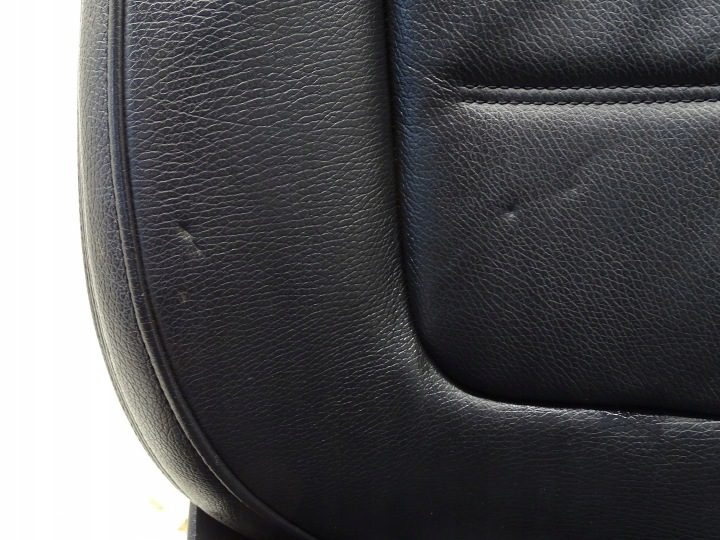 Сиденье левое переднее водителя VW Touareg II 7P кожаное механическое, фото 6