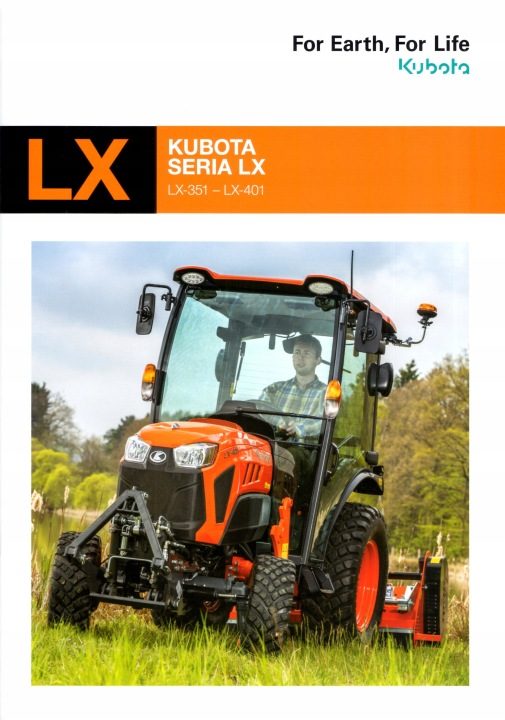 ПРОСПЕКТ KUBOTA СЕРИЯ LX. ТРАКТОРЫ СЕЛЬСКОХОЗЯЙСТВЕННЫЕ, фото 1