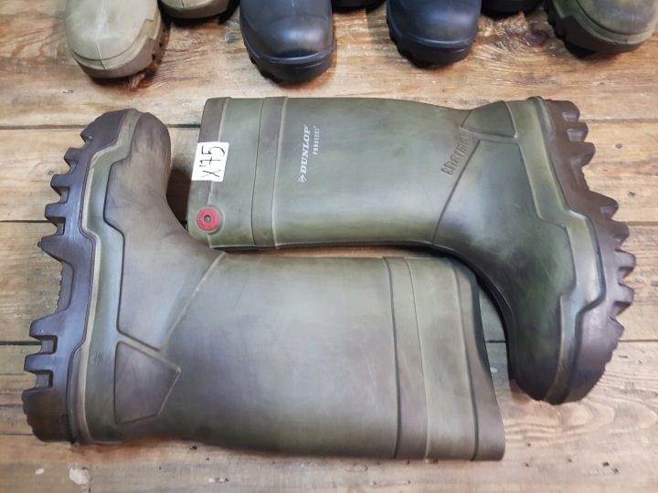 Резиновые сапоги рабочие DUNLOP разм. 47 стелька 31 см S3, фото 6