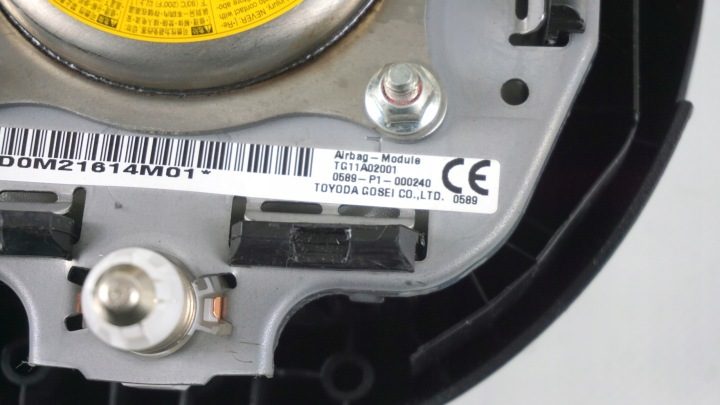 ПОДУШКА БЕЗОПАСНОСТИ ВОДИТЕЛЯ AIRBAG MAZDA 6 III GJ 12-14 0589-P1-000240, фото 5