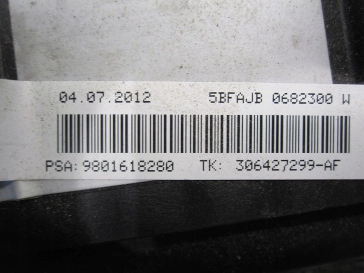 CITROEN C3 II 1.4 HDI 12 г. Подушка безопасности пассажира 9801618280, фото 9
