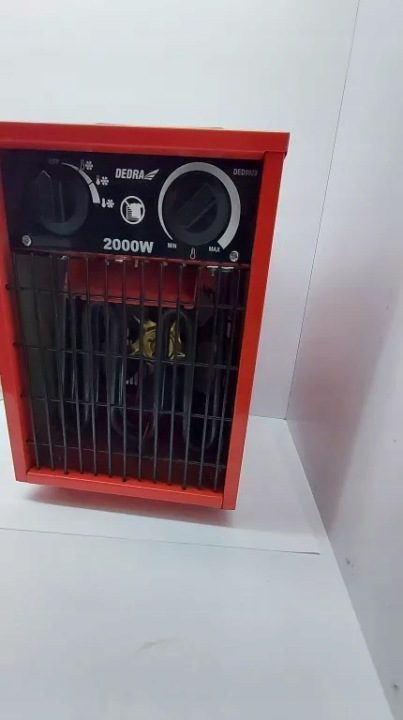 Отопитель электрический Dedra 2 кВт - DED9920 Вентилятор Обогреватель Farelka, фото 5