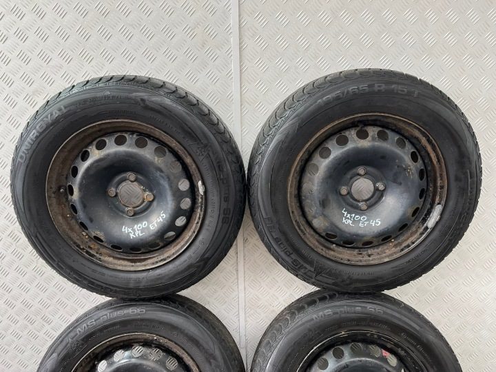 Renault Megane II диски стальные колеса 15'' 4x100 ET45 6.5Jx15 комплект, фото 2