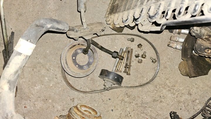 Кондиционер в сборе BMW e34 m50b20, фото 7