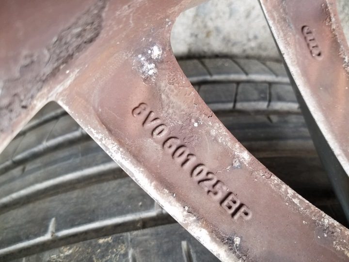 4× Литой диск Audi OE 7.5" x 17" 5x112 ET 51, фото 10