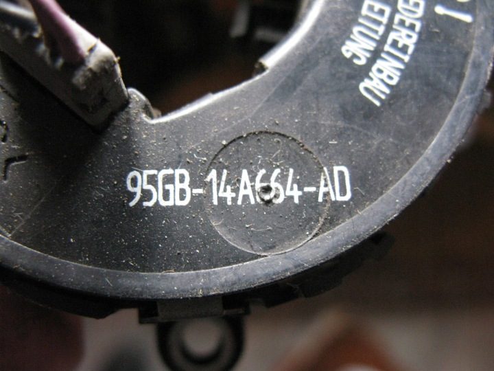ШЛЕЙФ ПОДРУЛЕВОЙ AIRBAG РУЛЯ 95GB-14A664-AD FORD SCORPIO II, фото 4