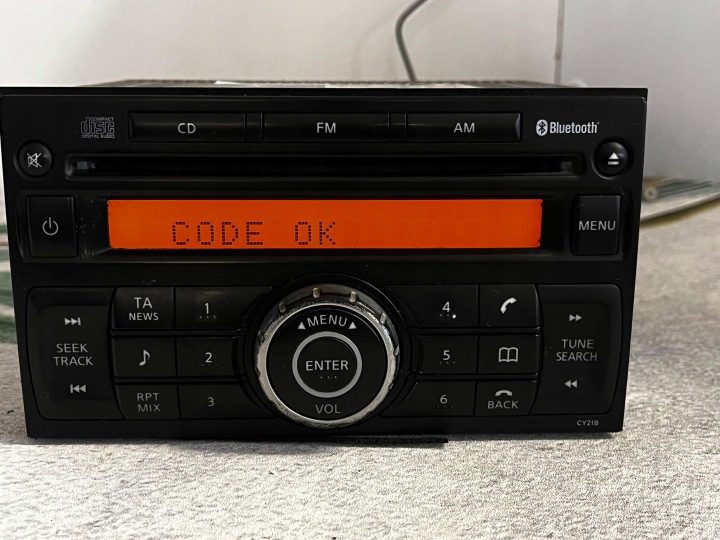 МАГНИТОЛА ШТАТНАЯ NISSAN QASHQAI J10 TIIDA BLUETOOTH CD 28185-EM01A, фото 1