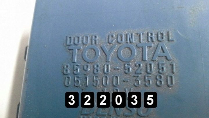 2002 Toyota Yaris ЭБУ 85980-52051, фото 2