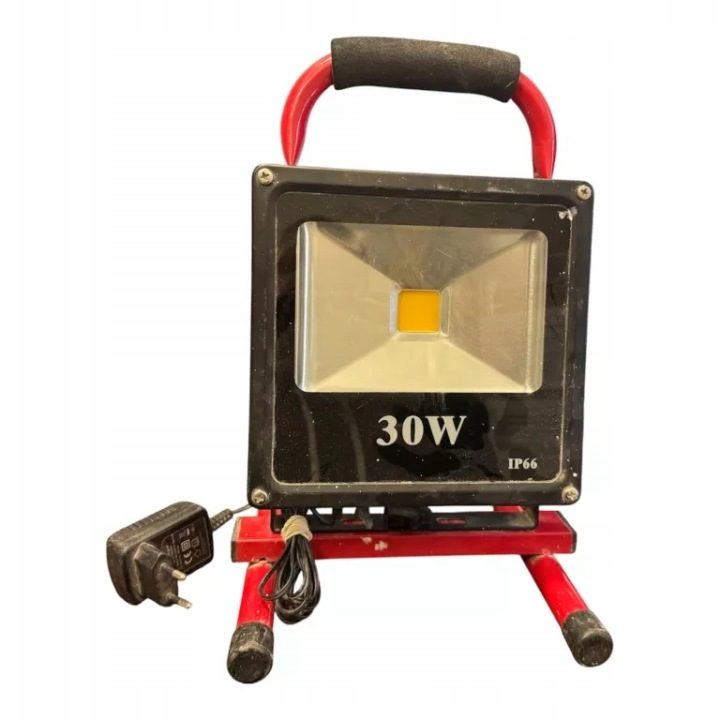 ПЕРЕНОСНАЯ РАБОЧАЯ ПРОТИВОТУМАННАЯ ФАРА LED ПРОЖЕКТОР BUDOWLANY Z RĄCZKĄ 30W IP66, фото 1