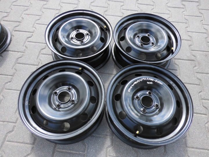 4× Штампованный диск Ford OE FORD 6X15 ET37,5 6.0" x 16" 4x108 ET 37,5, фото 1