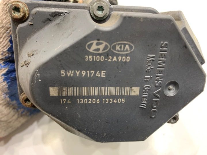 ДРОССЕЛЬНАЯ ЗАСЛОНКА HYUNDAI ix35 35100-2A900 1.7 116 л.с. КЛАПАН ВОЗДУХА, фото 5