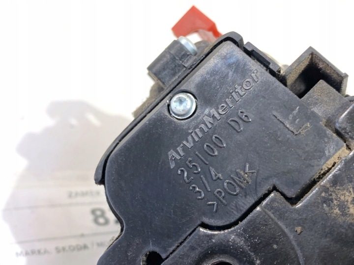 ЗАМОК ДВЕРИ ЛЕВЫЙ ПЕРЕДНИЙ SKODA ROOMSTER Хэтчбек 5J1837015 06-15, фото 6
