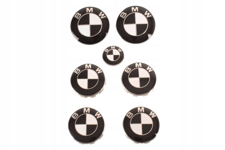 ЗНАЧОК ZNACZKI EMBLEMATY ЧЕРНЫЙ BLACK / БЕЛЫЙ BMW E36 E60 E61 КОМПЛ., фото 1