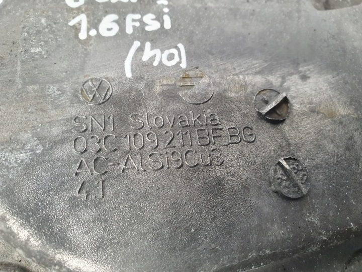 КРЫШКА ГРМ VW Golf VI 1.4 TSI защита 03C109211BF, фото 2