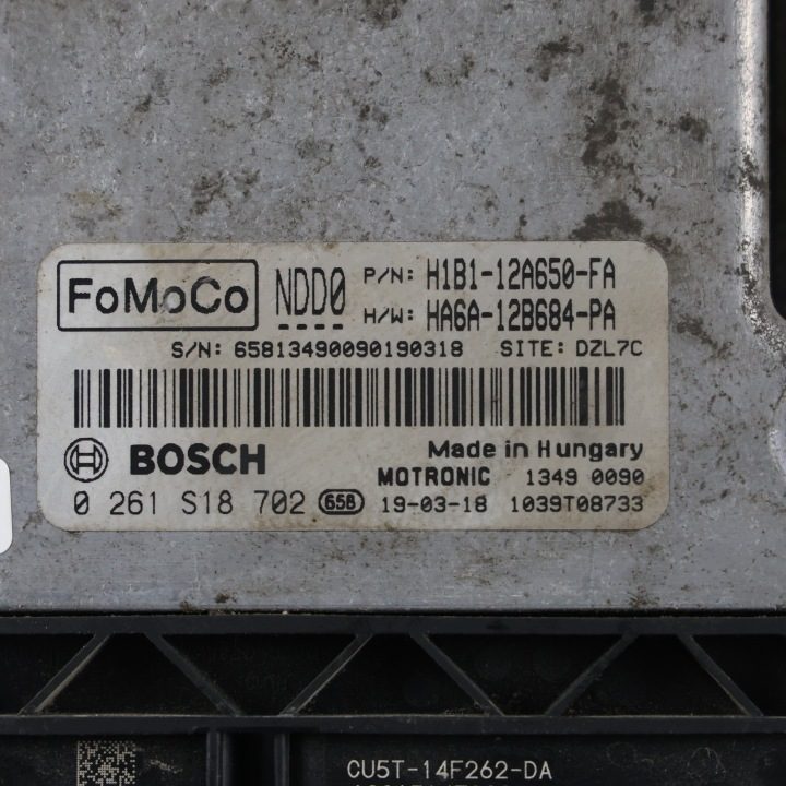 Ford Fiesta Mk8 Блок управления двигателем 1.0 Бензин 100HP SFJE 2714615, фото 12