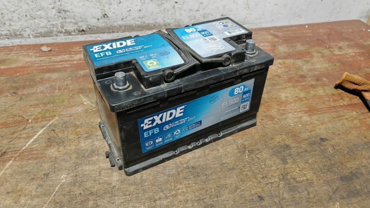 АККУМУЛЯТОР АВТОМОБИЛЬНЫЙ EXIDE СТАРТ СТОП 80Ah 800A EFB EL800, фото 1