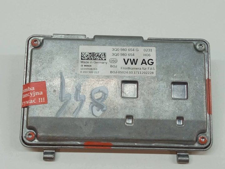 Камера передняя ассистент полосы 3Q0980654G Skoda Superb III (2015-2024), фото 4