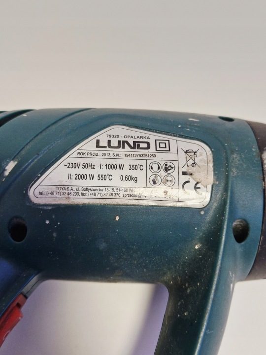 Термофен 2000W с akcesoriami Lund, фото 6