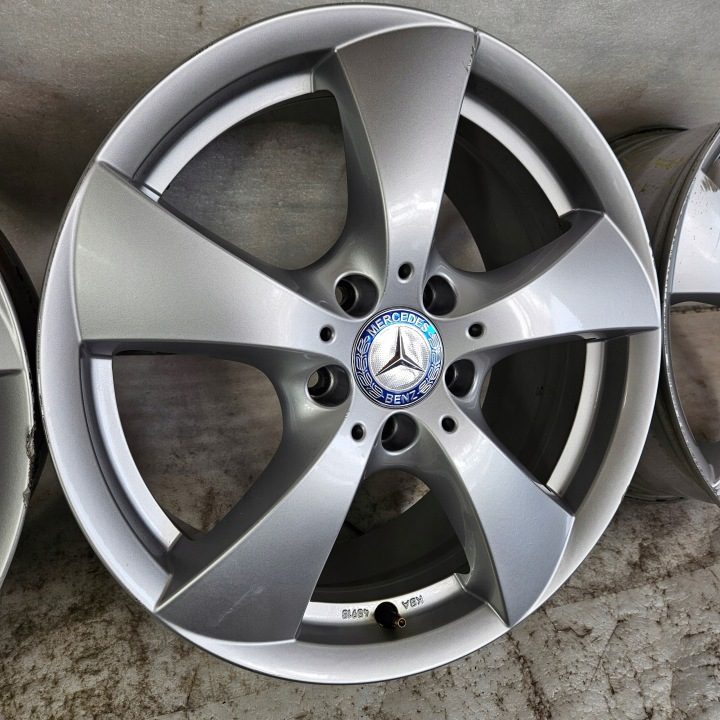 4× Литой диск Borbet A B C E M V Г. КЛАСС SL CL CLA EQV GLA GLE GLK W204 7.5" x 17" 5x112 ET 45, фото 9
