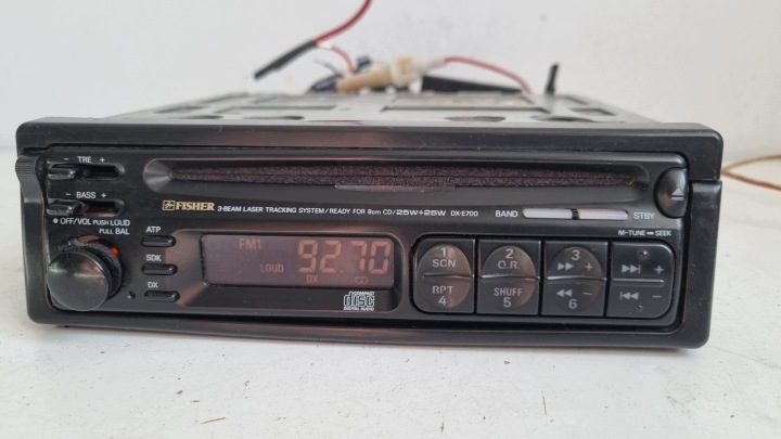 Магнитола CD Fisher DX-E700 Mercedes BMW Audi винтажная JAPAN, фото 3