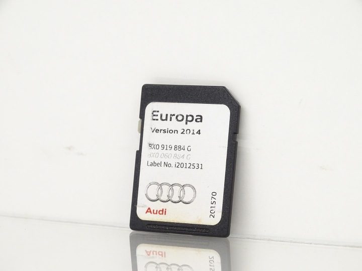 КАРТА ПАМЯТИ SD НАВИГАЦИЯ ЕВРОПА КАРТЫ ДЛЯ AUDI A6 C7 4G 8X0919884G, фото 1