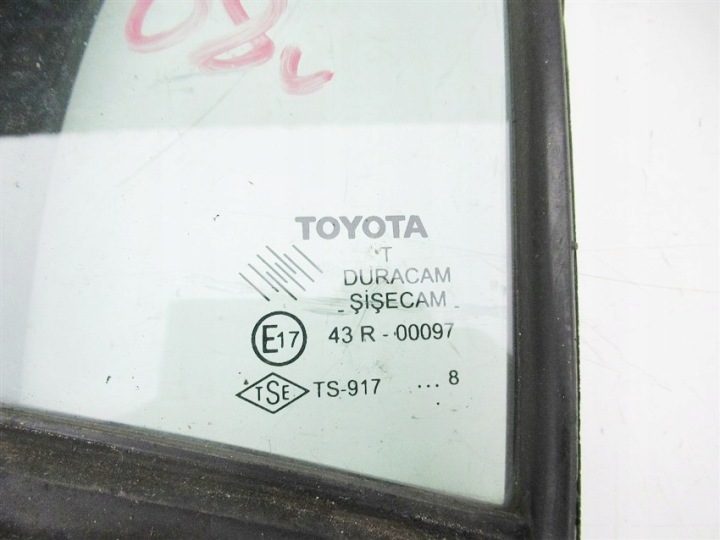 СТЕКЛО ПЕРЕДНЕЕ ЛЕВОЕ ДВЕРИ TOYOTA YARIS II 5D 08 г., фото 2