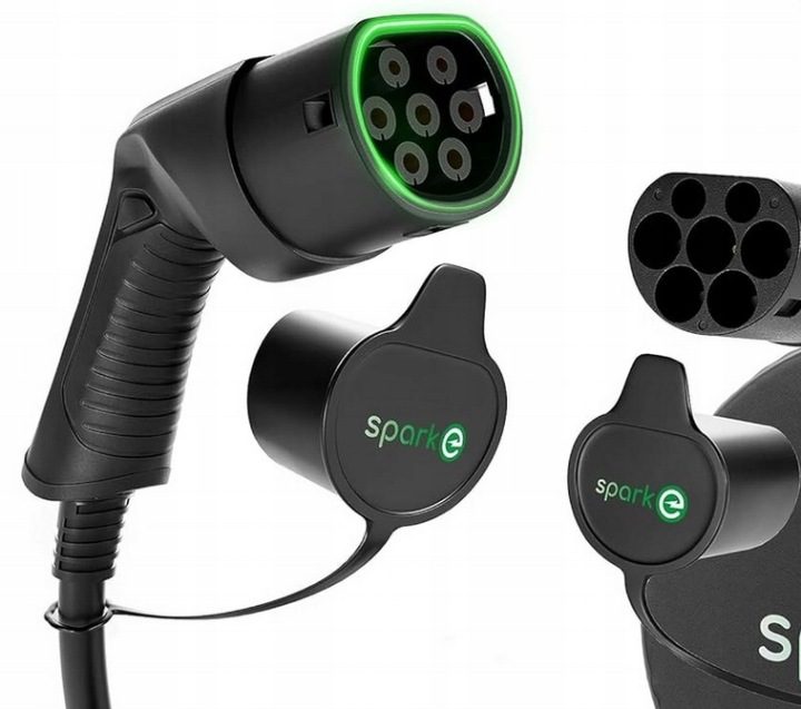 Кабель для зарядки автомобилей электрических Spark-E 11 квт 7 м 16A PRO, фото 1